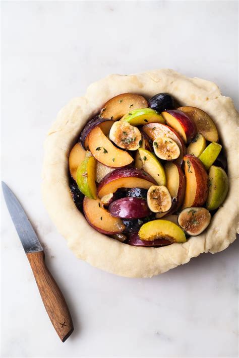Fig Plum Pie With Thyme And An All Butter Crust Plum Pie Sweet