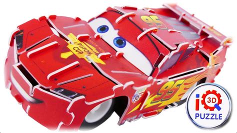 Cars Lightning Mcqueen 3d Puzzle Youtube