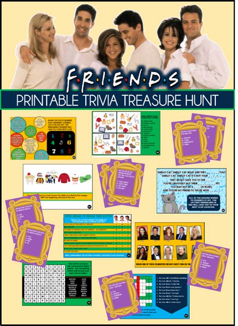 By mrmw365 plays quiz not verified by sporcle. Friends Show Themed Party Games - based on the hit show Friends!