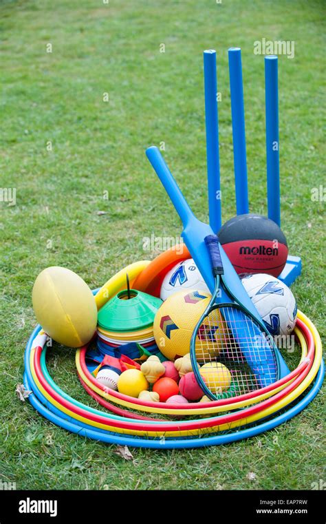 Brightly Coloured Plastic Childrens Sports Equipment With Cricket Bats