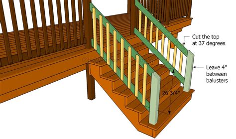 Building Deck Railings Howtospecialist How To Build Step By Step