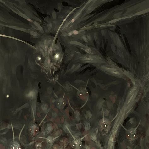 Swarm By Denis Zhbankov Monster Art Creepy Art Creepy Horror