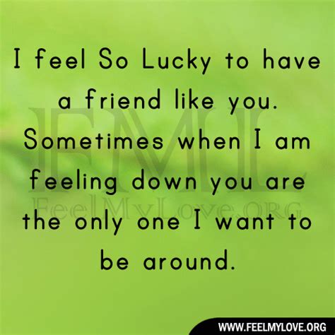 I Am So Lucky Quotes Quotesgram