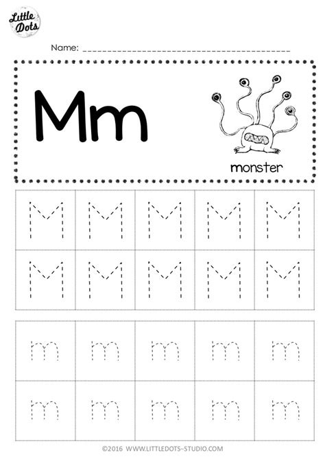 Free Letter M Tracing Worksheets Letter M Worksheets Preschool