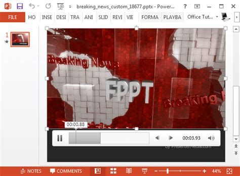 Breaking News Video Background For Powerpoint Powerpoint