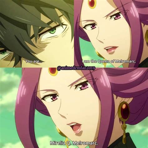 🤩🤯 The Queen Mirelia Q Melromarc At The End Of Ep20 Of The Rising Of The Shield Hero Anime😍🤗