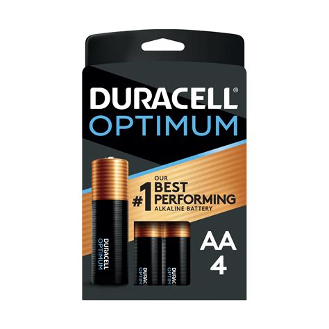 Duracell Optimum Aa Battery Double A Batteries With Resealable Package