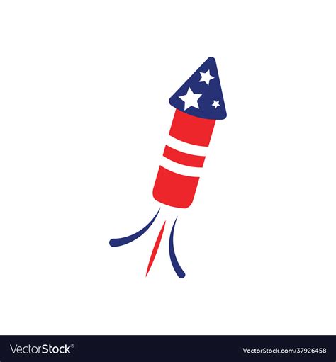 Firecracker Icon Design Template Isolated Vector Image