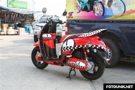 024 project kamis, 17 maret 2016. Gambar modifikasi scoopy airbrush thailook velg jari jari ...