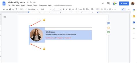 How To Create A Professional Email Signature In Gmail Erin Gibson