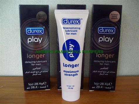 Durex Play Longer Lube Oz Brand New Sealed Lubricant Boxed For Men