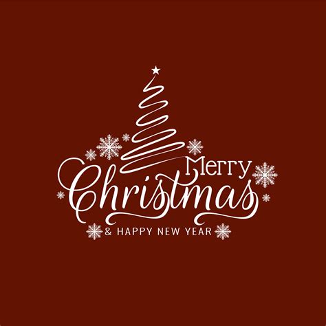 Elegant Merry Christmas Greeting Text Background 270445 Vector Art At