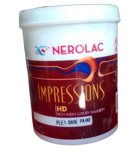 Nerolac Ple Base Impressions Hd Luxury Emulsion Paint At Rs