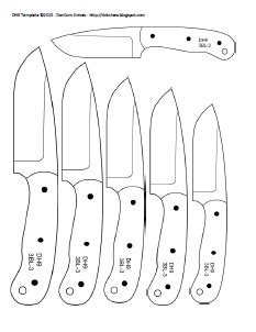 Custom knife patterns drawings layouts styles profiles. https://drive.google.com/file/d/0B6FhjkYELD ...