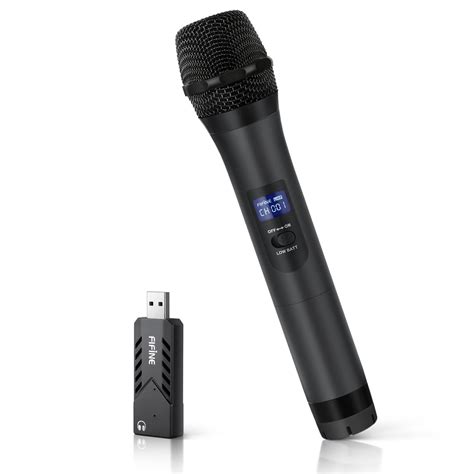 Fifine Wireless Microphone, USB Microphone,UHF Handheld Dynamic