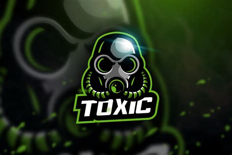 Toxic - Mascot & Esport Logo ~ Logo Templates ~ Creative Market