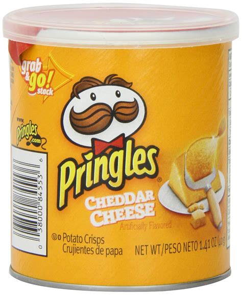 Pringles Cheddar Cheese Can 141 Oz Each 36 Total