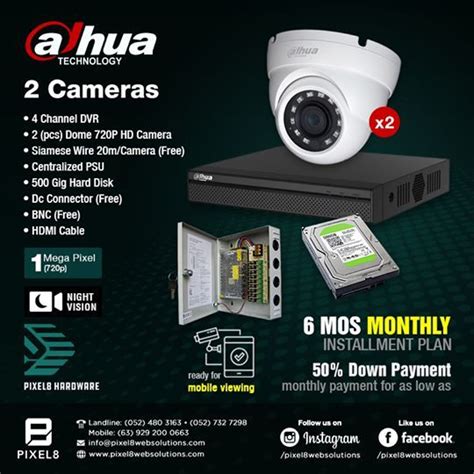 Featuring Dahua Technology Cctv Camera Packages Starting At ₱850000