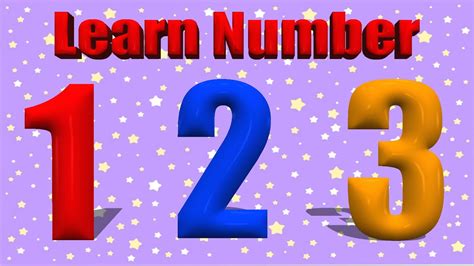 Learn Numbers For Kids Kids Learning Videos Learn Numbers 1 To 20