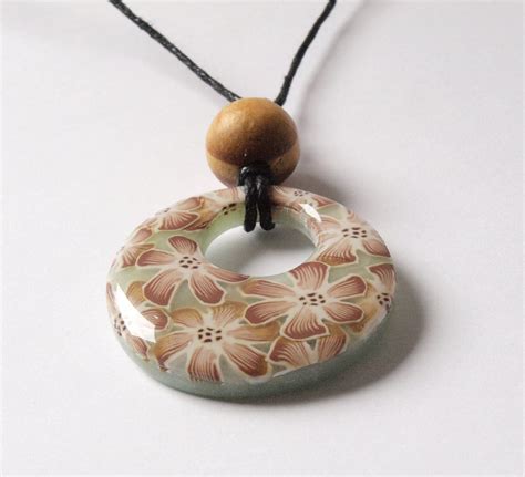 Polymer Clay Millefiori Pendant By Me Polymer Project Polymer Clay