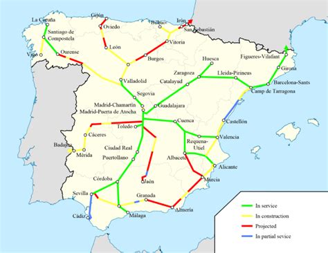 Conciliar Grabadora Agresivo Ave Trains Spain Route Map Molestarse Plan