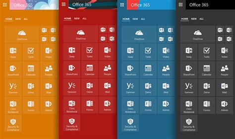 Introducing The New Office 365 App Launcher Microsoft 365 Blog Images