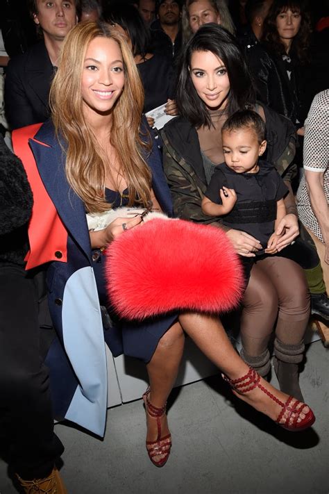 Kim Kardashian And North West At Kanye West Fashion Show Popsugar Celebrity Photo 3