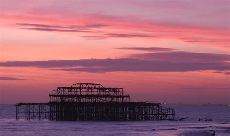 Brighton West Pier Sunset Sunsets Are So Beautiful That T Flickr