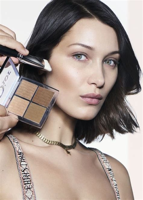ready for her closeup bella hadid poses for dior backstage campaign beauty ad dior beauty