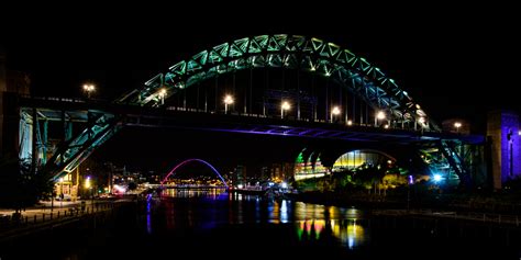Northern Experience Images Tyne Bridge At Night