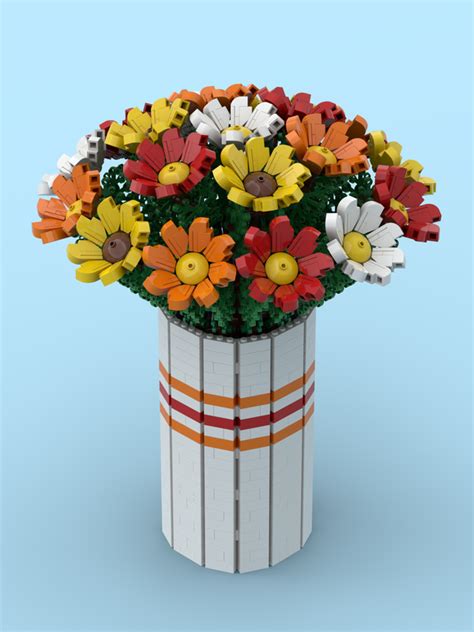 23 different stock platforms from around the world are in one place! LEGO MOC Bouquet of Colorful Flowers by Ben_Stephenson ...