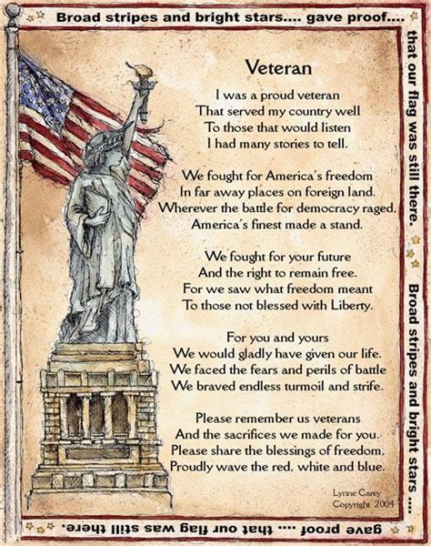 Free Printable Veterans Day Poems