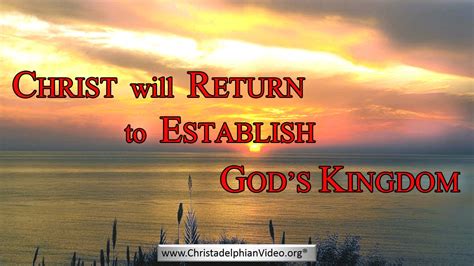 You can see the full length documentary. Bible Truth & Prophecy | Christ Will Return to Establish ...