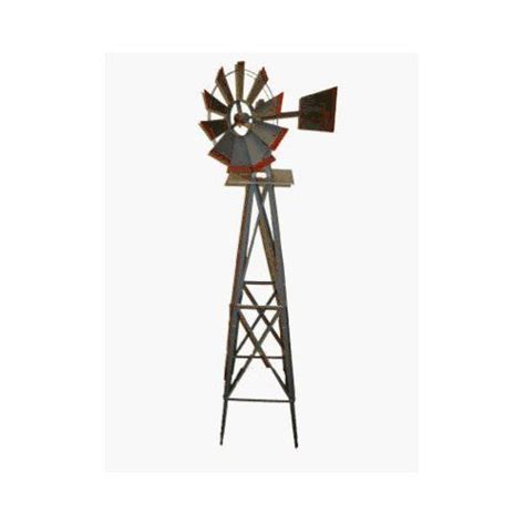 Smv Industries Smv Industries 45 Ft Windmill Silver And Red