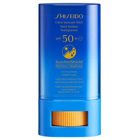 clear suncare stick spf50 20 g shiseido kicks