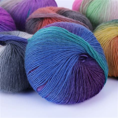 180m Colorful Soft Baby Wool Yarn Hand Knitting Children Cashmere Wool