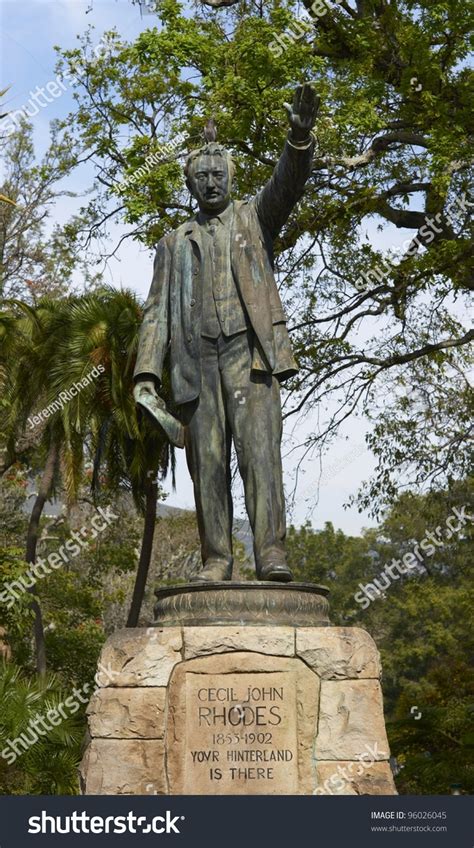 Statue Cecil Rhodes Company Gardens Cape Stock Photo Edit Now 96026045