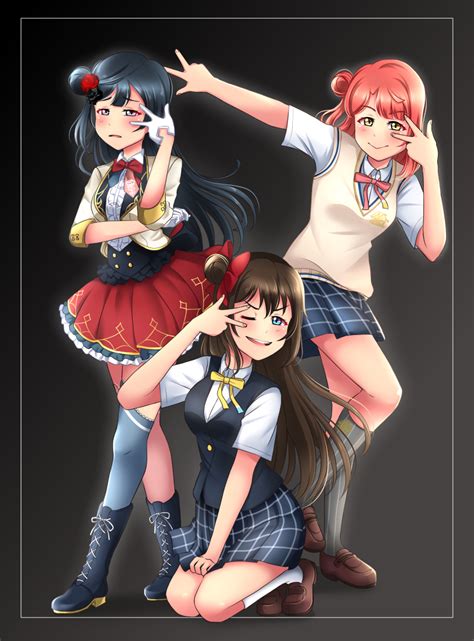 Ousaka Shizuku Uehara Ayumu Yuuki Setsuna Love Live Love Live