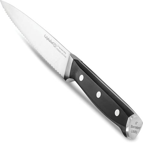 Calphalon Classic Forged Cutlery 6 In Serrated Utility Knife