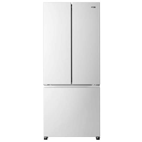 Galanz 29 In W 16 0 Cu Ft French Door Refrigerator In White