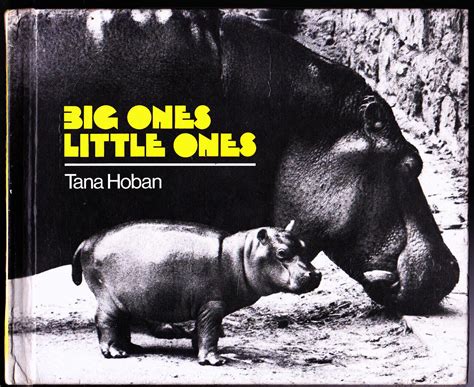 Big Ones Little Ones Signed By Tana Hoban Very Good Hardcover 1976