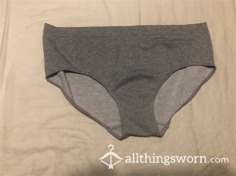 Buy Gray Panties Worn Just For You