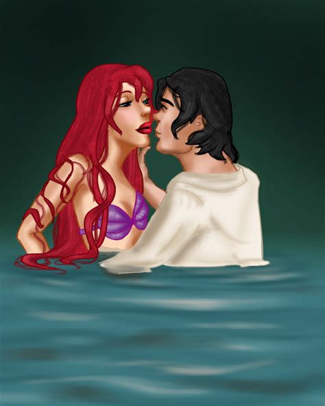 Disney Lovers Ariel And Eric By Mize Meow On Deviantart
