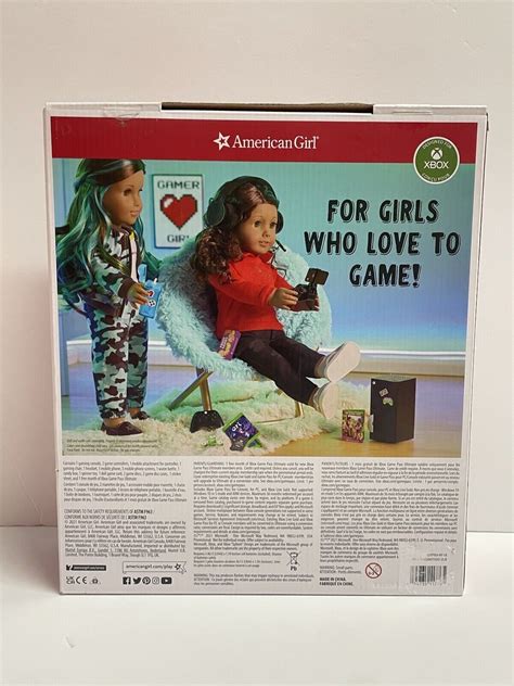 American Girl Doll Xbox Gaming Set Chair And Accessories Nib Retired Ebay