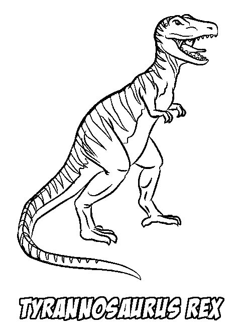 Ten großartig t rex malvorlage ausdruck 2020. Realistic Dinosaur Coloring Pages | Dinosaurs Pictures and Facts