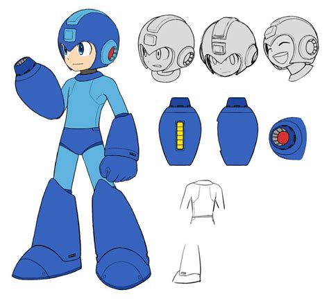 Mega Man Concept From Mega Man 11 Illustration Artwork Gaming Videogames Gamer Game