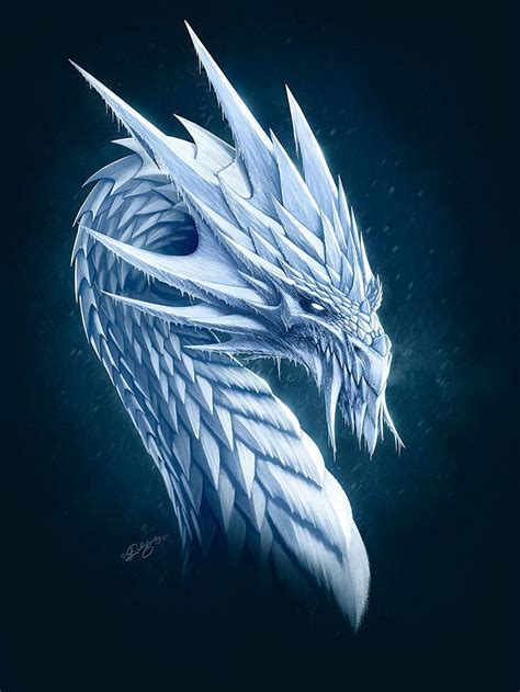 Ice Dragon High Quality Resolution For Ice Dragon Dragon Artwork