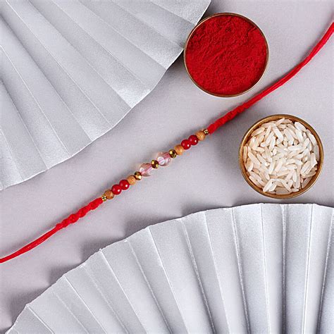 Buy Send Sneh Radiant Pearl Rakhi Online Fnp