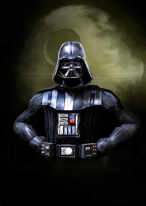 Darth Vader Star Wars Painting By Michael Greenaway