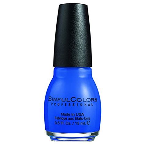 sinful colors professional nail polish endless blue 0 5 fl oz beauty and personal